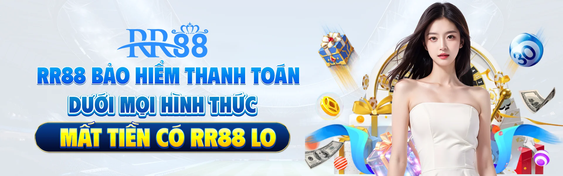 Banner Nổ hũ, ứng dụng, hỗ trợ và nhắc nhở 18+ của Rr88